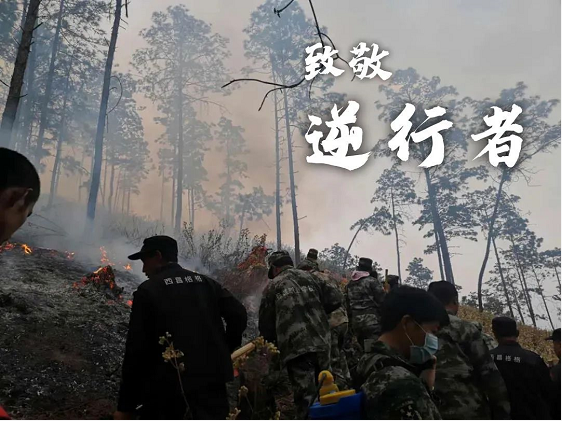 西昌森林大火一線，凌宇攪拌車緊急變身運水車