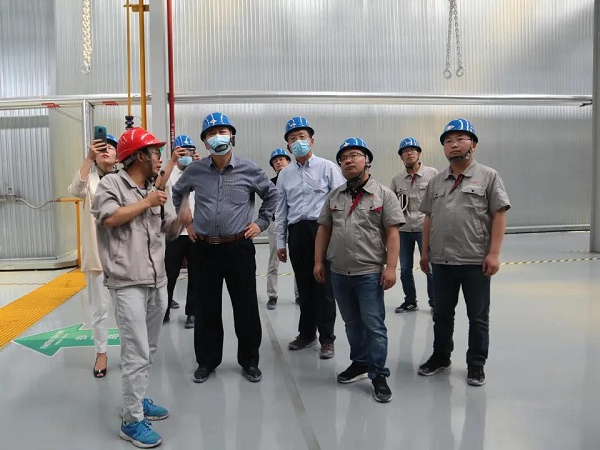 中國工程機械工業(yè)協會混凝土機械分會符忠軒會長一行蒞臨中集凌宇調研指導